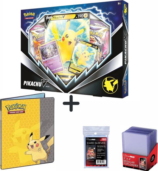 Afbeelding van het spel Pokémon TCG: Pikachu V Box Cadeau Set