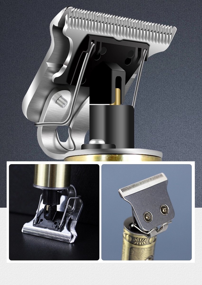 Daroyx® HT5000 Pro - professionele tondeuse mannen - baardtrimmer - Buddha haar trimmer thumbnail 4