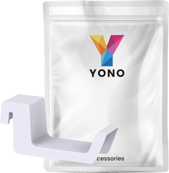 YONO Headset Houder geschikt voor Playstation 5 - Koptelefoon Haak voor PS5 - Accessoires - Wit - YONO
