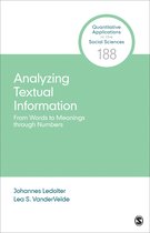 Quantitative Applications in the Social Sciences - Analyzing Textual Information