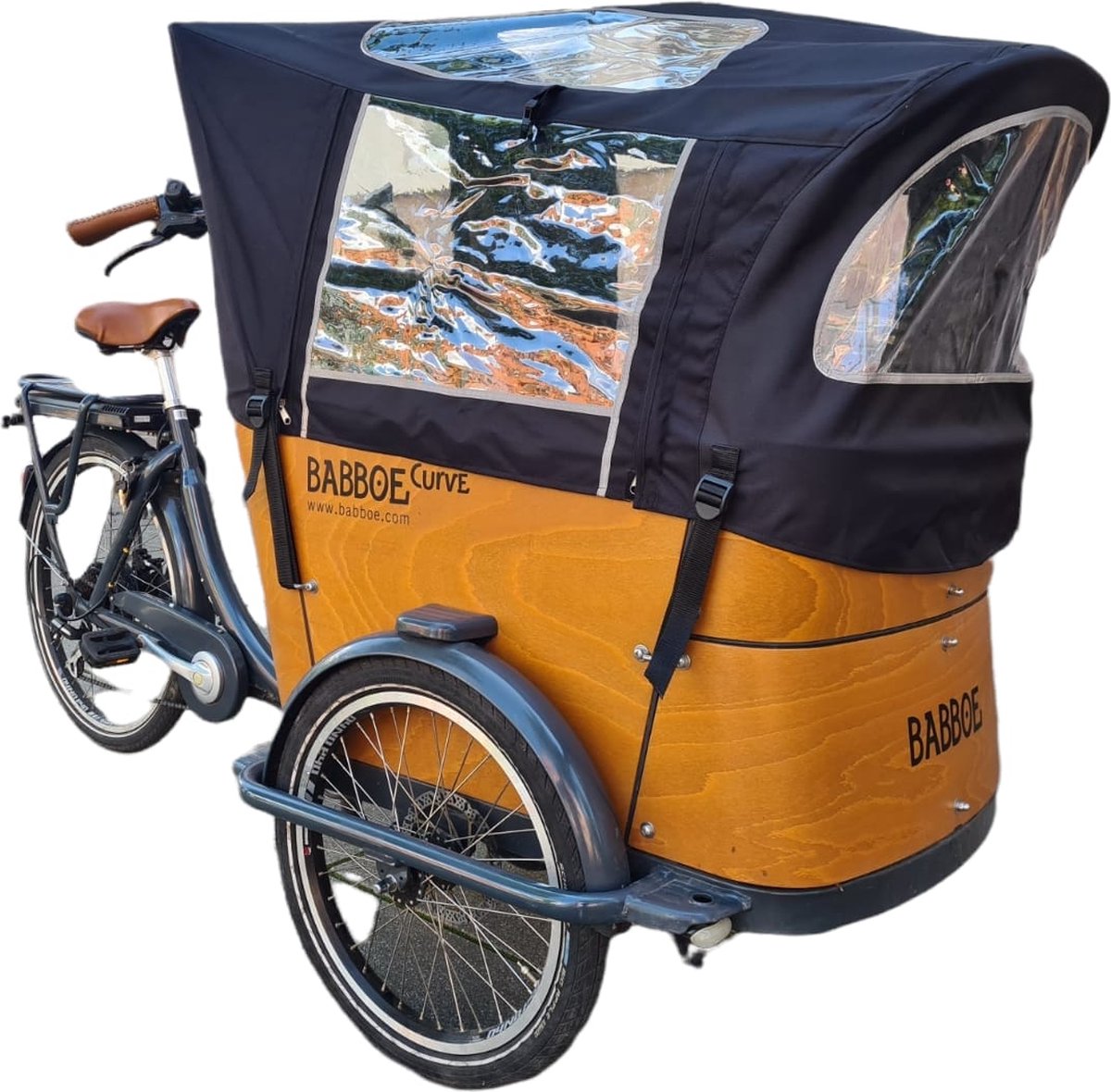 Housse de vélo cargo Vogue Carry 3 tente de pluie Yara housse de vélo cargo  noir