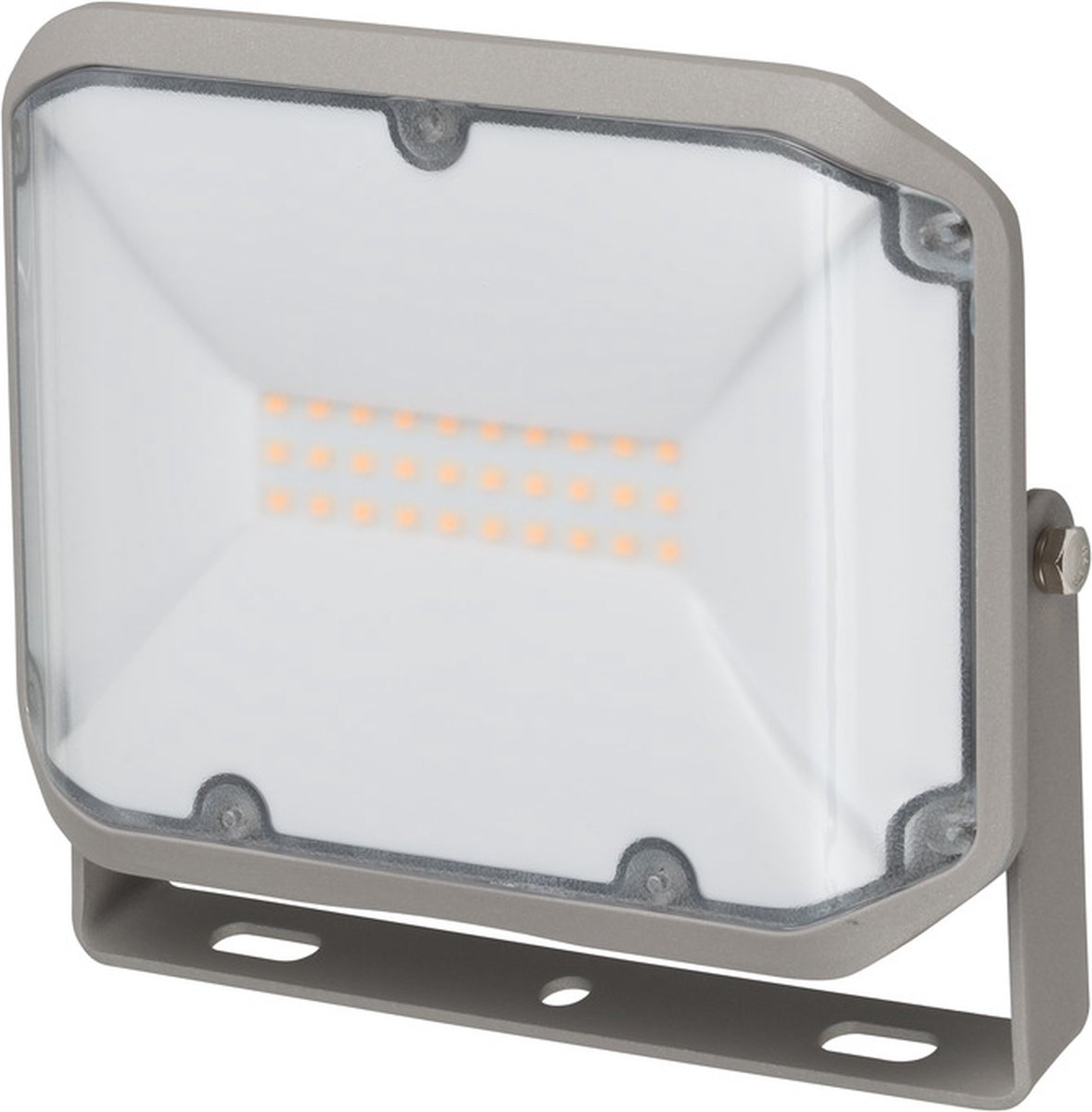Brennenstuhl AL 2000 Led-schijnwerper voor buiten, led-buitenspot voor wandmontage, 20 W, warmwit licht, IP44
