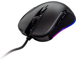 Surefire Gaming Buzzard Claw Gaming-muis Kabelgebonden, USB Optisch Zwart 6 Toetsen 800 dpi, 1600 dpi, 2400 dpi, 3200 dpi, 4800 dpi, 7200 dpi Verlicht