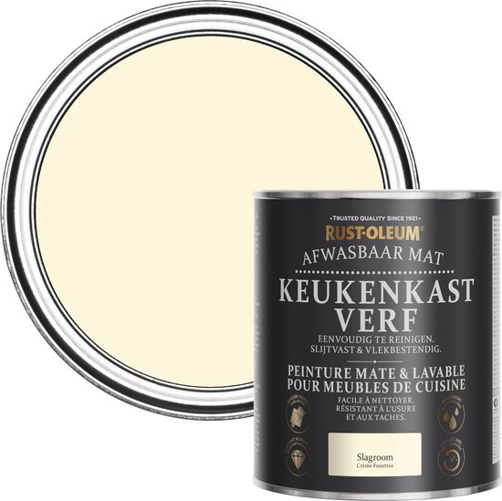 Rust-Oleum Crème Afwasbaar Mat Keukenkast verf - Slagroom 750ml