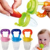 Baby fruit speen -Fruitspeen Bijtring - Maat M - 4 - 12 maanden - Geel