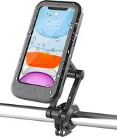 MW® Telefoonhouder Fiets Waterdicht - Telefoonhouder Scooter - GSM Houder Fiets - 4 tot 6'' Telefoons - Fietshouder