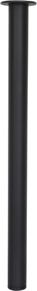 IVOL Zwarte Tafelpoot Rond - 80 x 720 mm