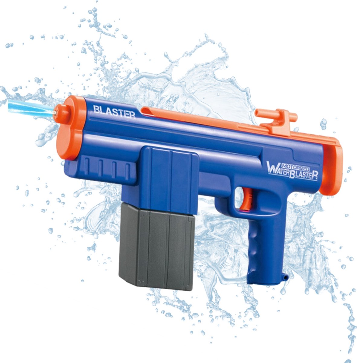GT Automatische waterpistool blauw - elektrische watergun blaster speelgoed op batterijen super soaker - jongens & meisjes buitenspeelgoed