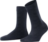 FALKE ClimaWool duurzaam lyocell merinowol sokken dames blauw - Maat 37-38
