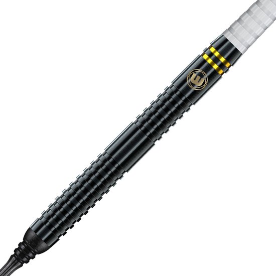 WINMAU - Daryl Gurney Black Signature Edition: Softip Tungsten Dartpijlen Professioneel - 18 gram vat/20 gram totaal gewicht van Winmau — afbeelding 5