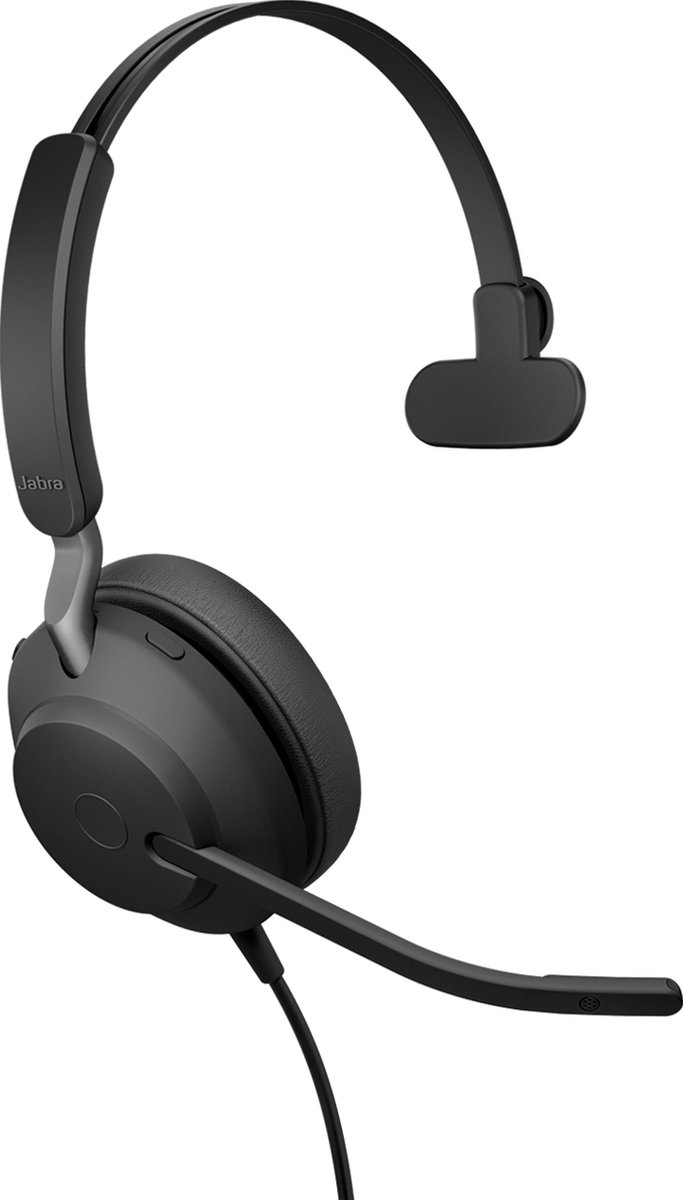 Draadgebonden headsets Jabra Evolve2 40, USB-C, UC Mono