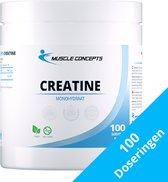 Creatine Monohydraat- Pre workout - 500 gram poeder | Muscle Concepts