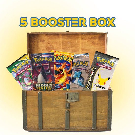 Afbeelding van het spel Pokémon - Mystery box + 5 BOOSTERPACKS (Pokémon Mysterybox)