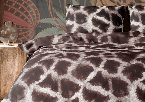 Dekbedovertrek 140x200/220cm - Ciro - Bruin - Eenpersoons — afbeelding 2