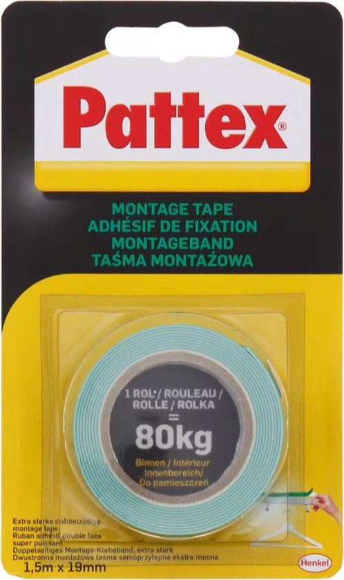 HPX Dubbelzijdig tape - 19mmx - 16.5 meter George Kniest
