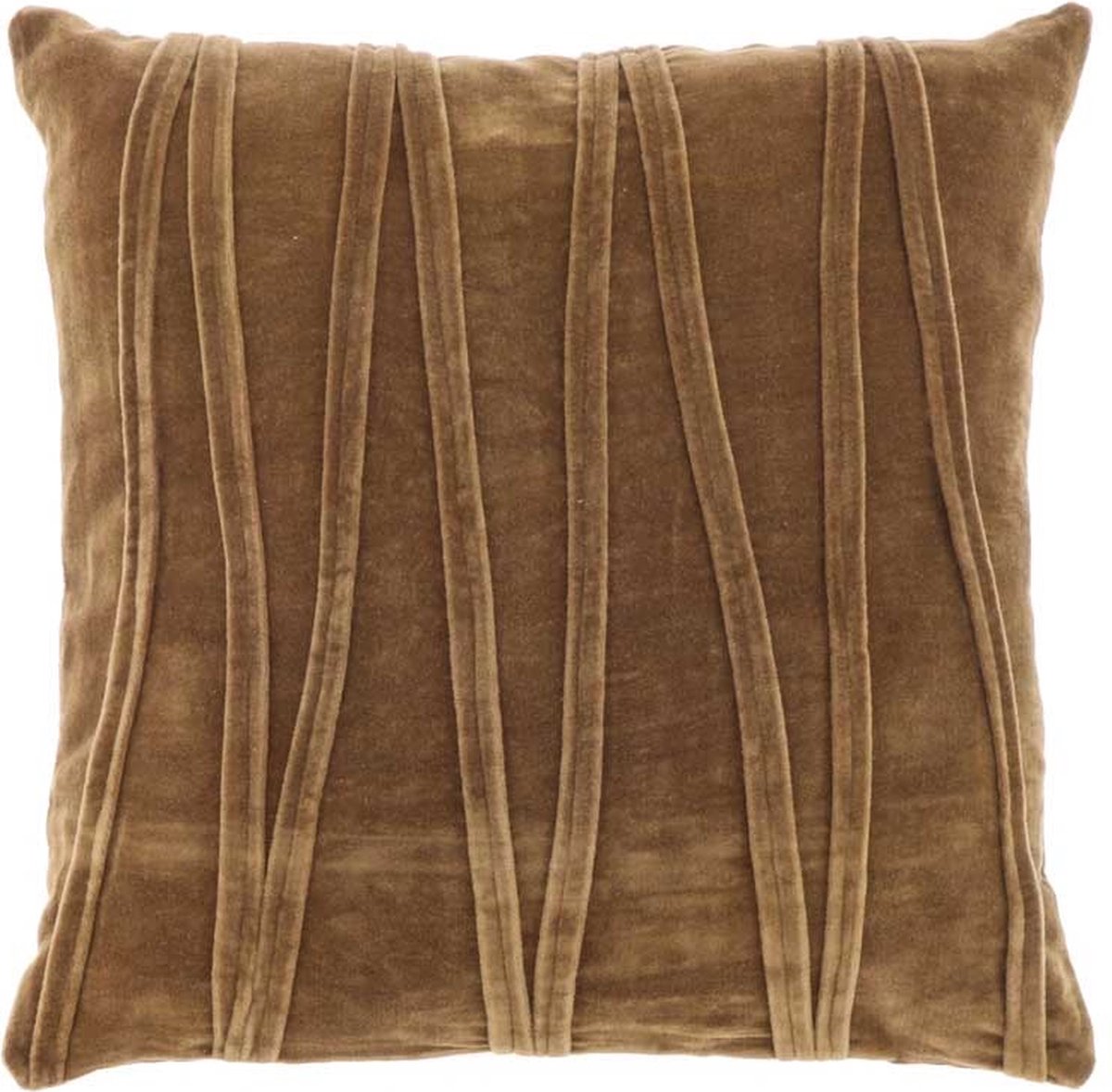 Unique Living Kussen Milly 45x45cm Coconut Bruin