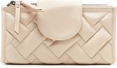 Chabo Bags - Florence Wallet - Leer  - Portemonnee - Sand  / Wit