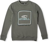 O'Neill Sweatshirts Boys CUBE CREW Military Green 176 - Military Green 60% Cotton, 40% Recycled Polyester