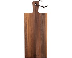 Bowls and Dishes Pure Walnut Wood | Duurzaam | Borrelplank | Tapasplank | Serveerplank 49 x 20 x 2 cm | walnoot hout | cadeautip!