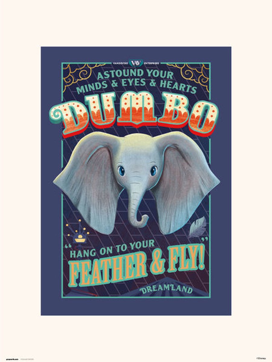Grupo Erik DISNEY DUMBO II - Art Print 30x40 cm