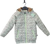 Ducksday - veste d'hiver pour enfant - femme - polaire teddy - imperméable - coupe vent - chaud - unisexe - Okapi - taille 122/128