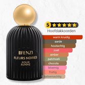 Intense Oriëntaals, Bloemige merkgeur voor dames - JFenzi - Eau de Parfum - Fleurs Noires Pour Femme - 100ml - 80% ✮✮✮✮✮ - Cadeau Tip !