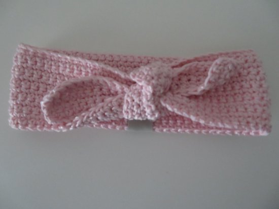 Bandeau pour Bébé / Kinder - bandeau - cache-oreilles - hiver - 1-2 mois - rose - (fait main Sweet Bébé Bedstraw)