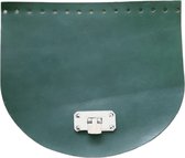 Tassen flap met sluiting - Groen - 22cm - DIY tas - zelfgemaakte tas