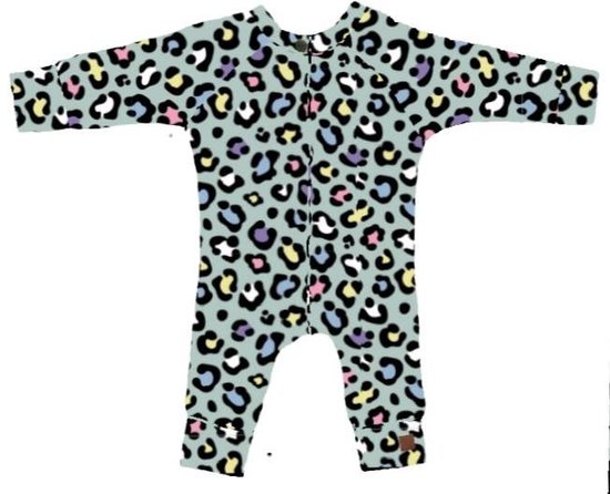 Onesie  panter mint