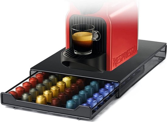 Luxe Capsule Houder met Lade - Nespresso Koffie Pad en Cups Houder - 60  stuks | bol.com
