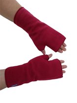 Bluvardi Vingerloze Handschoenen-Antipilling Fleece-Bordeaux - L