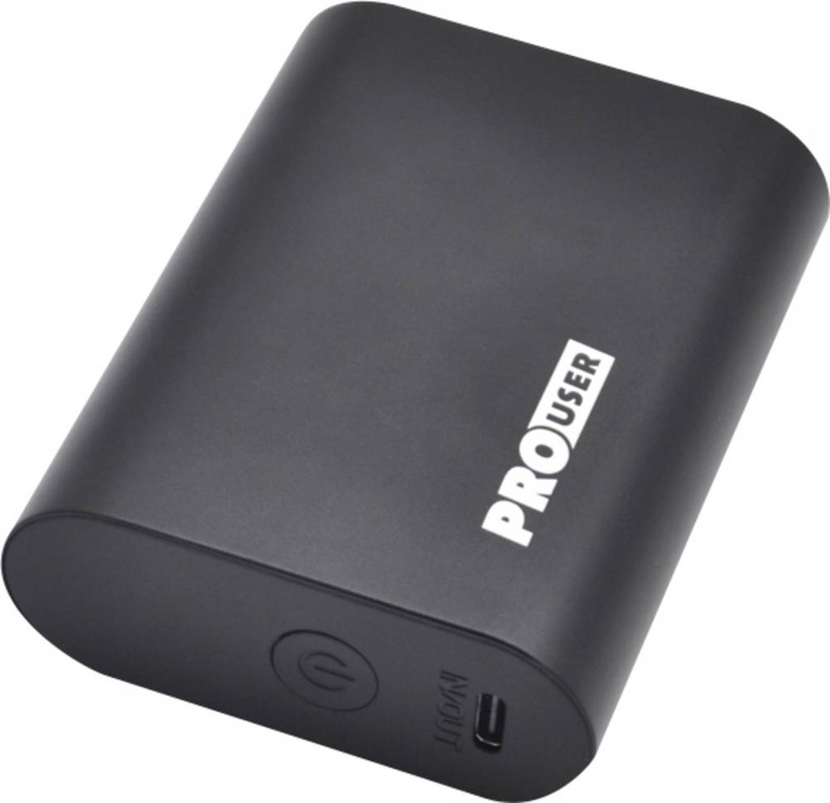 Pro User Powerbank - 10.000 mAh - Zwart - Quick Charge 3.0 - USB-C PD