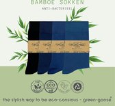 green-goose ® Chaussettes en Bamboe Luxe Léger | Taille 39-42 | 4 paires de couleurs mélangées | Doux et respirant