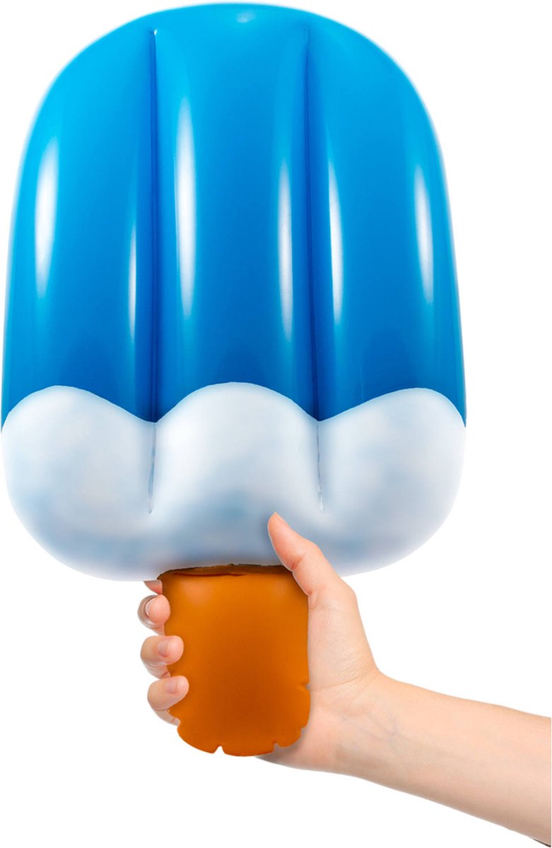 Opblaasbaar Ijsje Groot 50cm + Opblaasbare Bekerhouder