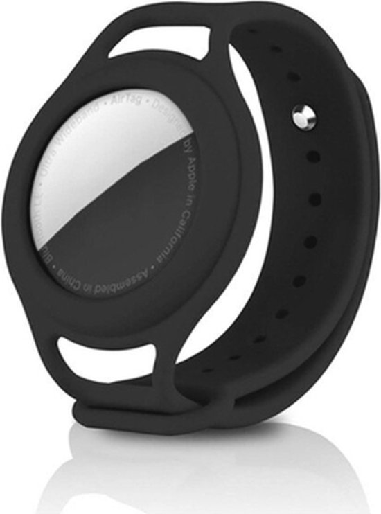 Tip Sterke Airtag Armband voor Kinderen Zwart ZONDER AIRTAG Armband Stijlvol