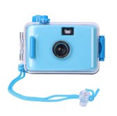 Narvie -herbruikbare camera met rol en waterdicht voor bruiloft of vakantie -Met film rol in kleur - Analoge Camera - Camera - Kleur blauw