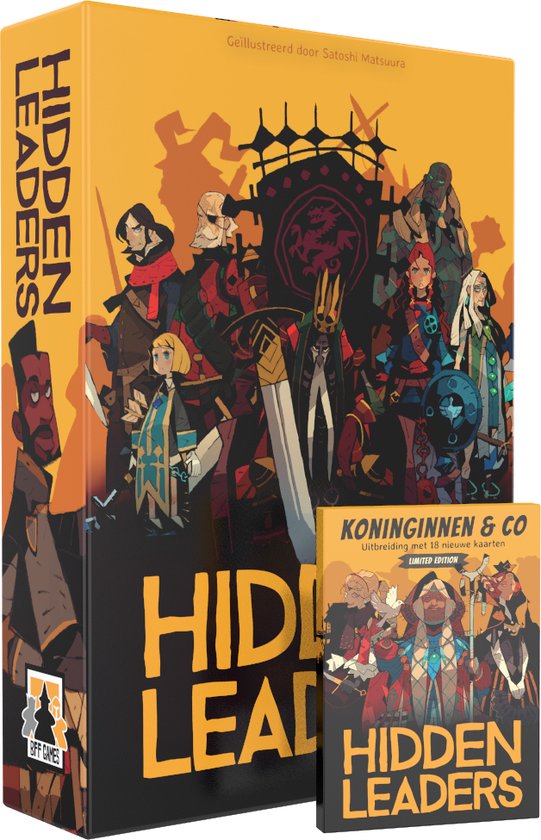 Afbeelding van het spel Hidden Leaders - Deluxe - Inclusief uitbreiding - Bordspel voor 2 - 6 spelers - Satoshi Matsuura
