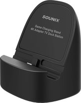 Sounix Oplaadstation geschikt voor Nintendo switch - HDMI/USB C charging port- Extra USB 3.0 - Zwart
