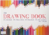 Schetsboek A4 - 80 Vellen - Schetsblok - Tekenblok A4 - Schetsboek voor kinderen en volwassenen