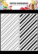 Dutch Doobadoo Dutch Mask Art Slimline Stripes 470.784.010 210x210mm