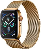 Convient pour Apple Watch 7 Bracelet Fermoir magnétique - Bracelet de montre pour Apple Watch 7 41 mm Milanais - Or