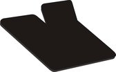 Homee splittopper Hoeslaken Jersey Stretch zwart - 160x200/210/220 cm hoogte 10 t/m 12 cm - 100% katoen