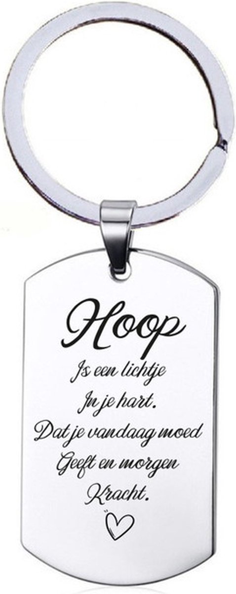 Sleutelhanger RVS - Hoop