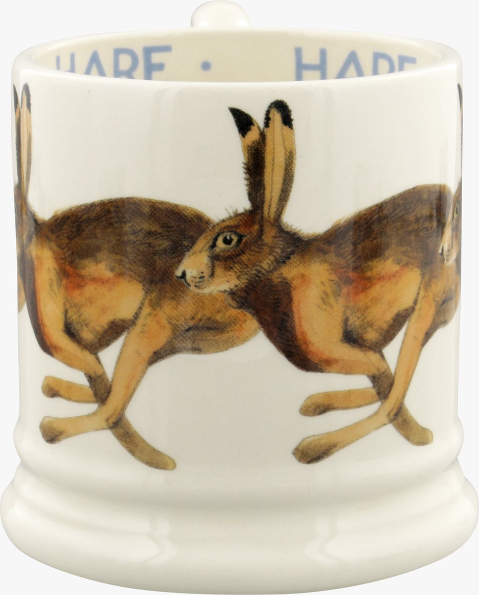 Emma Bridgewater Mug 1/2 Pint Bright New Morning Hare