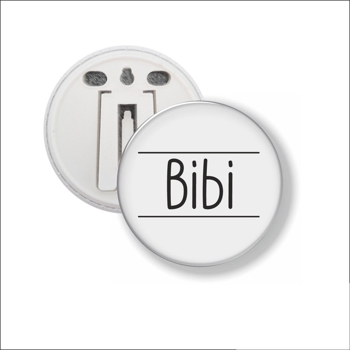 Button Met Clip 58 MM - Bibi