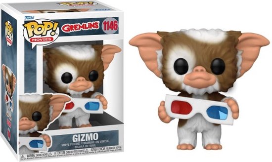 The funko pop Gizmo in The Gremlins of Ptikouik in the video MY ENTIRE  COLLECTION OF FUNKO POP !!