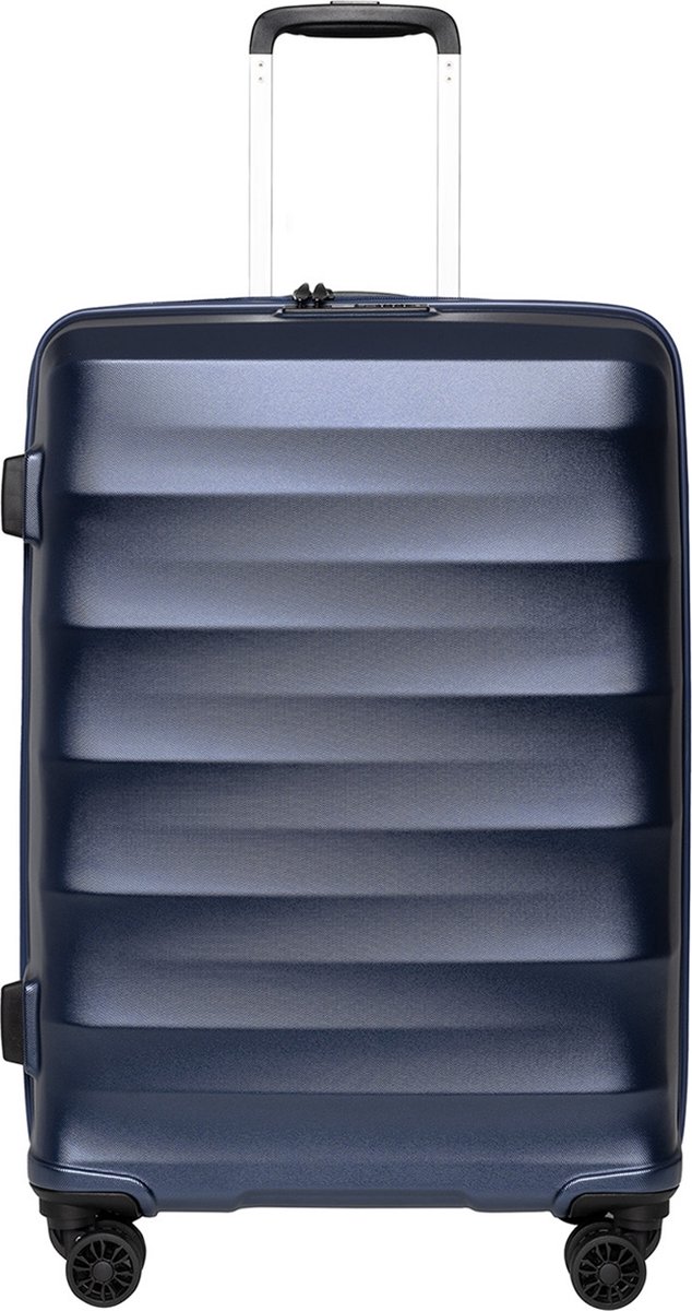 Travelbags Harde koffer / Trolley / Reiskoffer - The Base Eco - 67 cm (medium) - Blauw