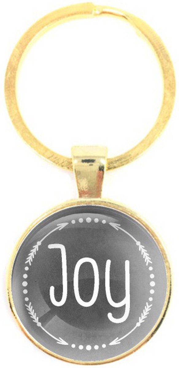 Sleutelhanger Glas - Joy