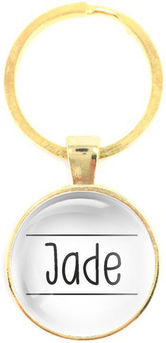 Sleutelhanger Glas - Jade