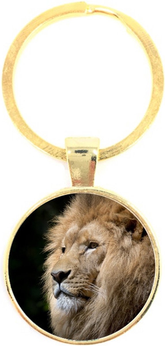 Sleutelhanger Glas - Leeuw